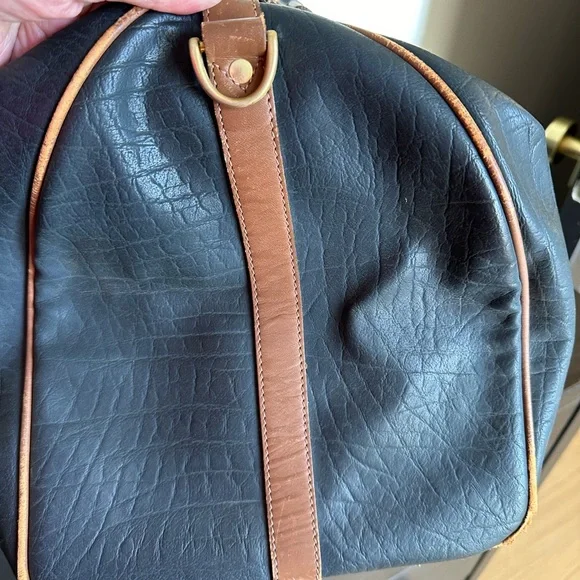 Dior vintage leather Duffel carry on bag - Picture 5 of 15